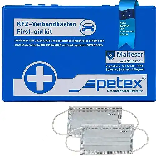 Die beste Verbandskasten PETEX 43920005 KFZ Verbandkasten 2026 Test Bestseller Verbandskasten PETEX 43920005 KFZ Verbandkasten