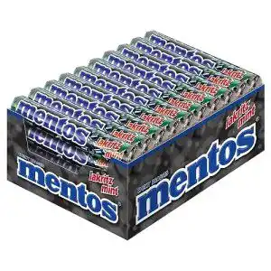 Lakritz MENTOS -Mint, 40 Rollen Dragees