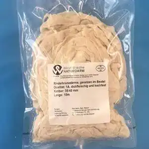 Rinderdarm Westfälische Naturdarm Rinderkranzdärme 38/40 1A