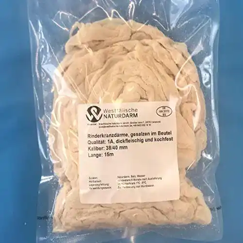 Rinderdarm Westfälische Naturdarm Rinderkranzdärme 38/40 1A