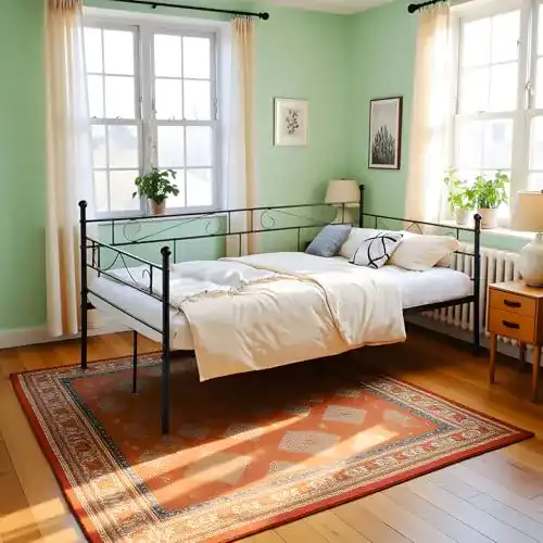 Tagesbett H.J WeDoo Metall Bettsofa mit Lattenrost
