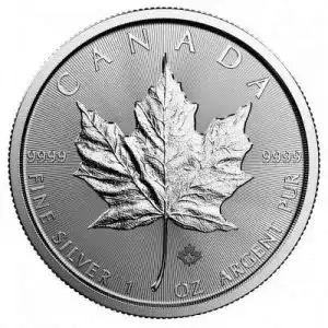 Silbermünze Silbermünze Maple Leaf 2021 incl. Münzkapsel