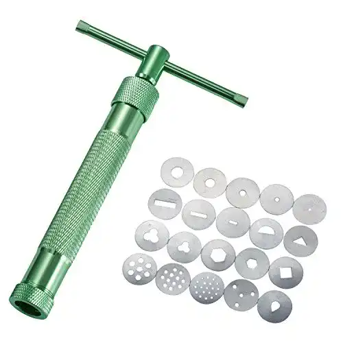Fondant-Presse LIHAO mit 20 Formen Zuckerpaste Extruder