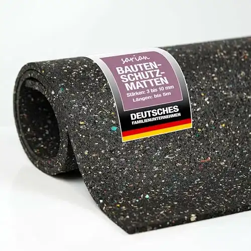 Gummimatten sarian Bautenschutzmatte 10mm stark