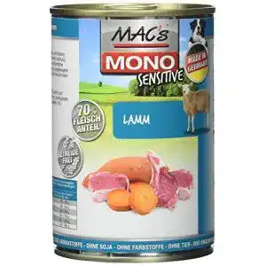 Macs-Nassfutter Hund Mac’s Mono Sensitive Lamm, 6er Pack
