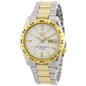Seiko-Chronograph Seiko 5 Herren-Uhr Edelstahl mit Metallband