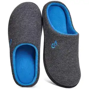 Hausschuhe Herren VeraCosy Herren Hausschuhe, Dunkelgrau/Blau