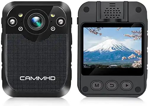 Bodycam CAMMHD Körperkamera 1296P Infrarot-Nachtsicht