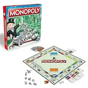 Monopoly Hasbro Classic, Gesellschaftsspiel Erwachsene & Kinder