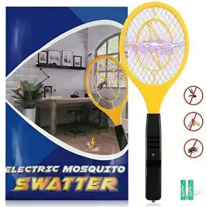 Elektrische Fliegenklatsche Zenoplige ,Insektenvernichter (Gelb)
