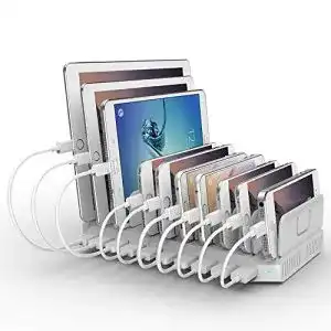 Ladestation-Handy-Tablet Alxum USB Ladestation für Multi-Geräte