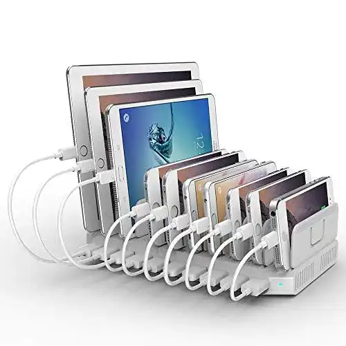 Die beste Ladestation-Handy-Tablet Alxum USB Ladestation für Multi-Geräte 2026 Test Bestseller Ladestation-Handy-Tablet Alxum USB Ladestation für Multi-Geräte