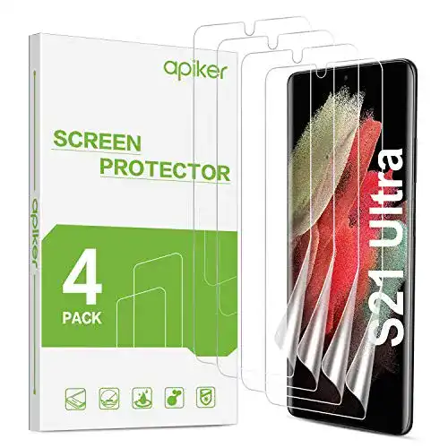 Samsung-Galaxy-S21-Ultra-Schutzfolie apiker 4 Stück Schutzfolie