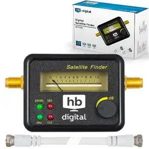 Sat-Finder HB-DIGITAL mit 4 LED analoger Anzeige, Tonsignal