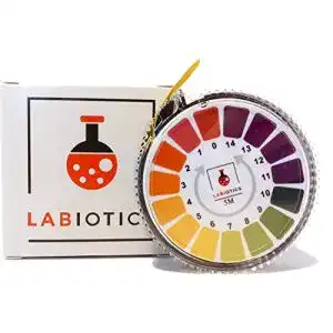pH-Teststreifen LABIOTICS Indikatorpapier, 5 Meter pH Papier Rolle