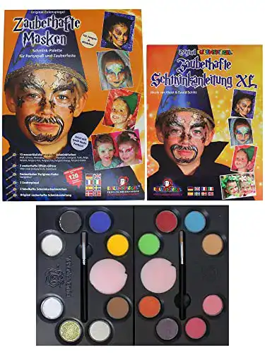 Kinderschminke Eulenspiegel 103333 Zauberhafte Masken Set