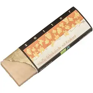 Zotter-Schokolade Zotter Weiße Schokolade mit Krokant, 70g