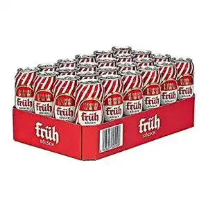 Dosenbier Früh Kölsch Dose Bierpaket, EINWEG (24 x 0.5 l)
