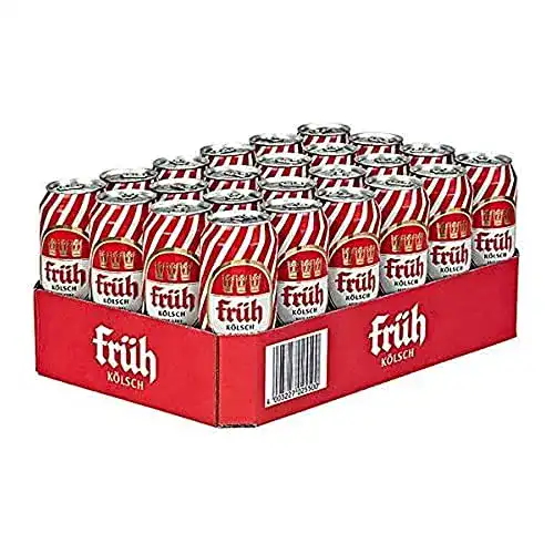 Dosenbier Früh Kölsch Dose Bierpaket, EINWEG (24 x 0.5 l)