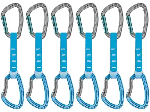 Express-Set PETZL Packung mit 6 Sicherheitskarabinern, Unisex