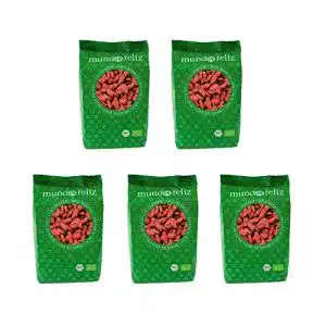 Goji-Beeren Mundo Feliz aus Bio-Anbau, 5 x 100 g