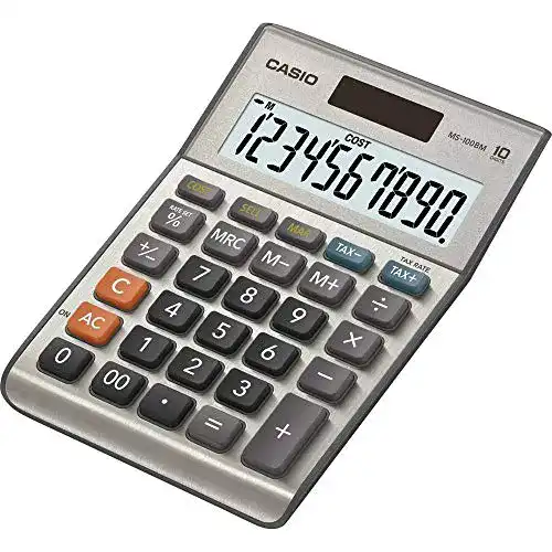 Tisch-Taschenrechner Casio Tischrechner MS-100BM, 10-stellig