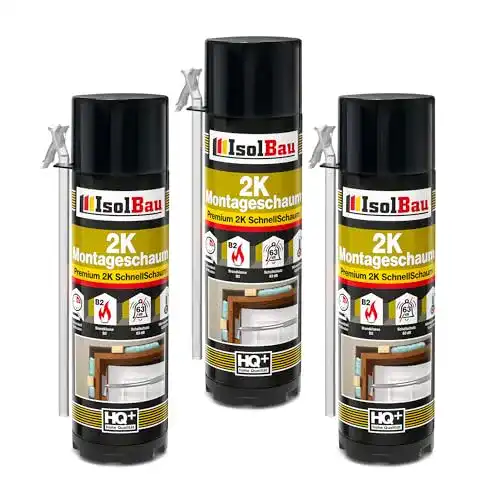 Die beste Bauschaum Isolbau 2K Zargenschaum Montageschaum 3 x 400ml 2026 Test Bestseller Bauschaum Isolbau 2K Zargenschaum Montageschaum 3 x 400ml
