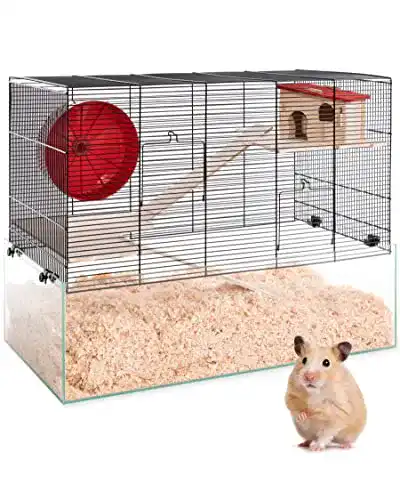 Hamsterkäfig PETGARD Mäuse- u. Nagarium mit Glaswanne