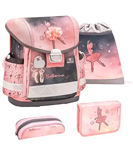 Belmil-Schulranzen Belmil Schulranzen Set 4-teilig ergonomisch