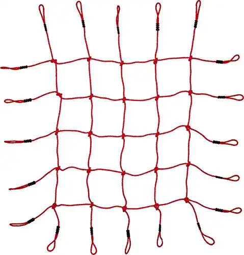 Kletternetz small foot aus Kunststoffseilen, belastbar bis 200 kg