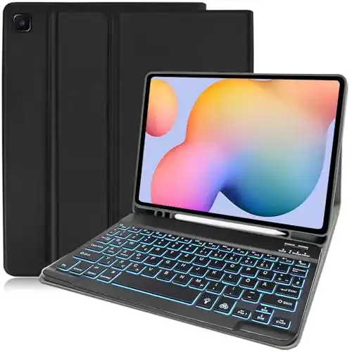 Samsung-Galaxy-Tab-S6-Lite-Hülle mit Tastatur YUEJIDZ Hülle