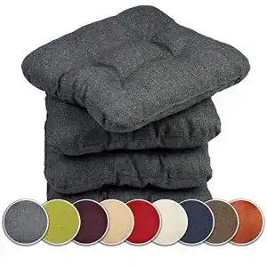 Sitzkissen sunnypillow 4er Set Stuhlkissen 40×40 cm Bequem