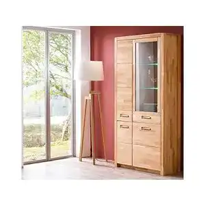 Vitrinenschrank möbelando, Massivholz Leduc II