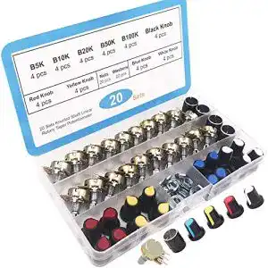 Potentiometer RUNCCI-YUN 20 Stk. Einzel 3PIN Dreh Terminal linear