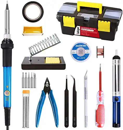 Lötkolben-Set Tabiger 21-in-1 Lötkolben Set, Lötstation 60W