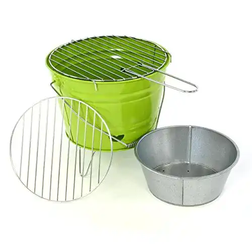 Grilleimer Nexos Eimergrill Grill-Eimer Holzkohlegrill Ø 30 cm