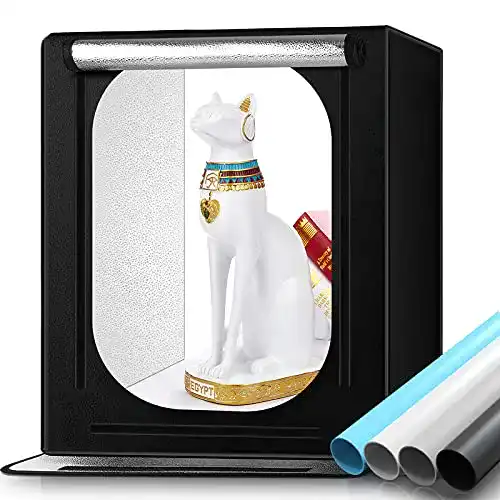 Fotobox SAMTIAN Lichtzelt mit Beleuchtung Fotostudio Set