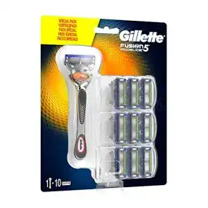 Nassrasierer Gillette Fusion 5 ProGlide Rasierer + 10 Rasierklingen