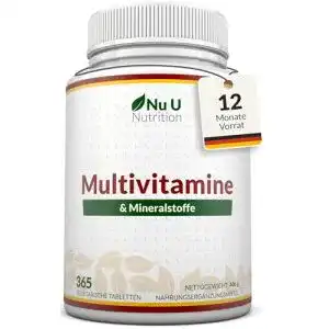 Multivitamin-Tabletten Nu U Nutrition Vitamine & Mineralien