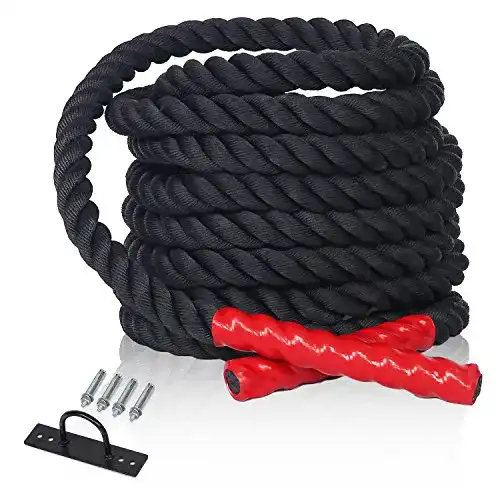Battle-Rope CCLIFE Battle Ropes Schlachtseil 9m 12m 15m Ø38mm