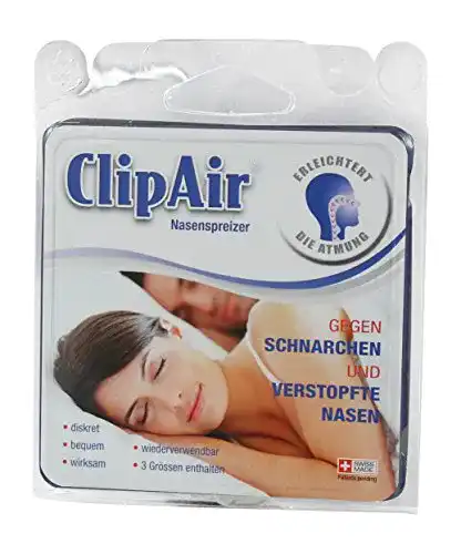 Nasendilatator CLIP AIR ClipAir Nasenspreizer, Set mit 3 Größen