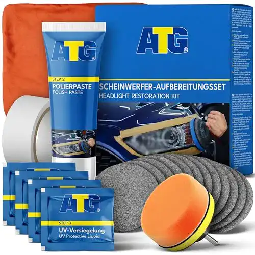 Scheinwerfer-Polierset ATG | Scheinwerfer Aufbereitung Set