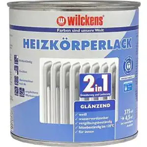 Heizkörperlack Wilckens 2-in-1 glänzend, 375 ml, weiß