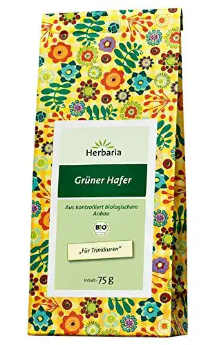 Hafertee Herbaria – Grüner bio – 75 g – 6er Pack
