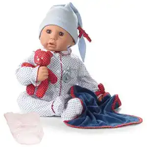 Puppe Weichkörper Götz 1161034 Cookie Blue Spots Puppe 48 cm