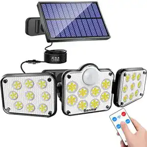 Solarstrahler BENMA Solarlampen Außen mit Bewegungsmelder