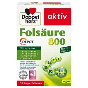 Folsäure Doppelherz 800 DEPOT, 60 Tabletten