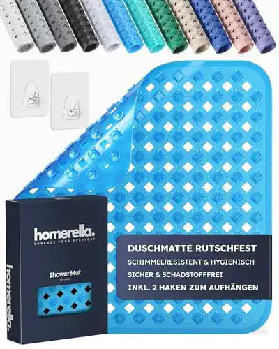 Die beste Badewannenmatte Homerella Duschmatte rutschfest Hautsensitiv 2026 Test Bestseller Badewannenmatte Homerella Duschmatte rutschfest Hautsensitiv
