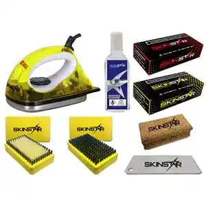 Skiwachs-Set SkinStar Starter Ski Wachs Set, Wachsbügeleisen