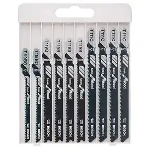 Stichsägeblätter (Holz) Bosch Professional 10tlg. Stichsägeblatt Set